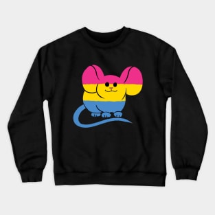 Pansexual Pride Mouse Crewneck Sweatshirt